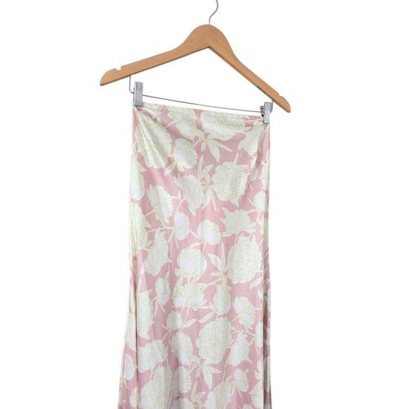 Petal & Pup Strapless Maxi Dress Size Large Floral Pink NEW - Picture 6 of 11